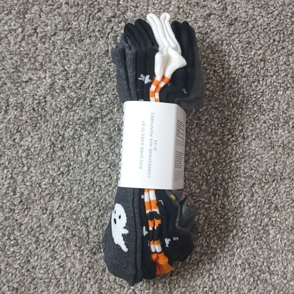 Brand New Printed Size Medium (13-3Y) Halloween Unisex Ankle Socks - Picture 5 of 9